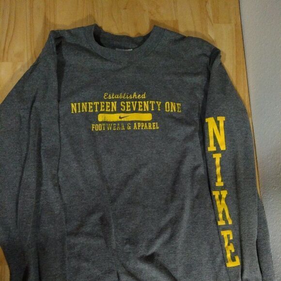 Nike Other - Vintage Nike Footwear & Apparel Logo Long Sleeve T-Shirt